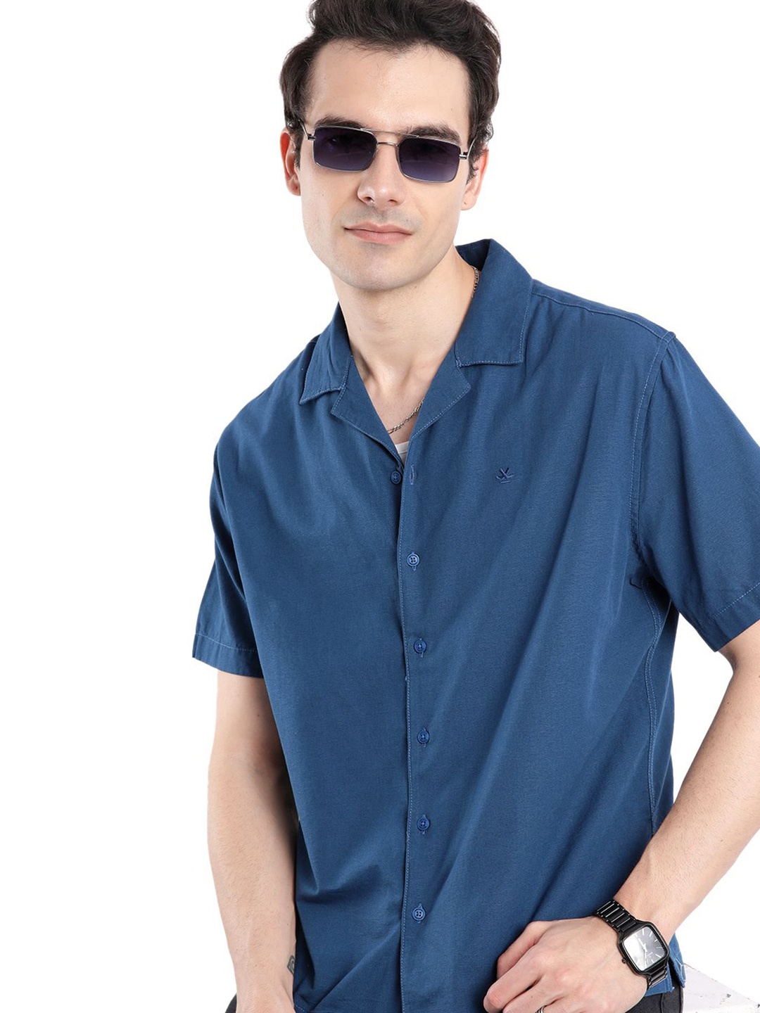 

WROGN Men Custom Opaque Casual Shirt, White