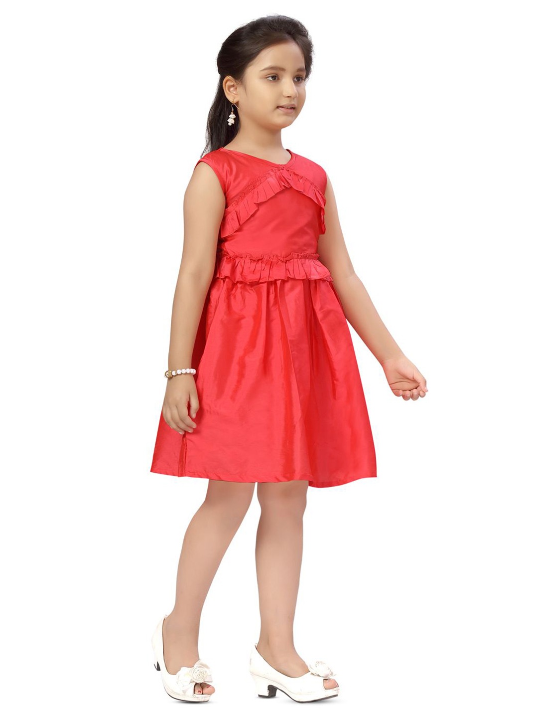 

BAESD Fit & Flare Dress, Red