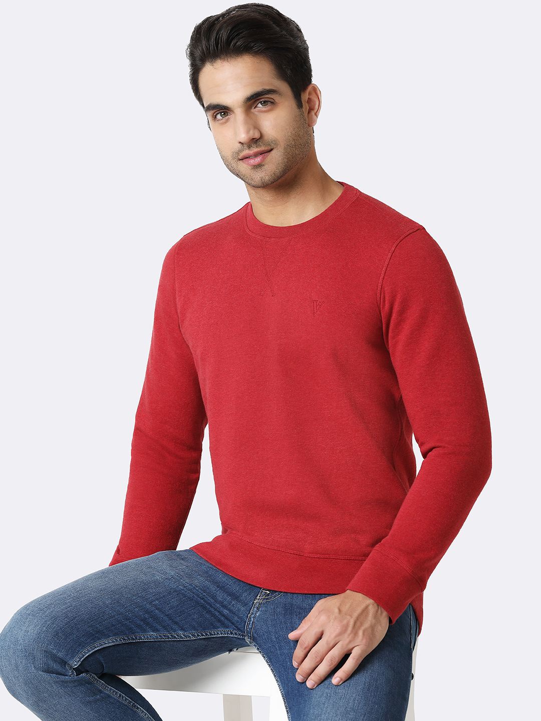 

Van Heusen Men Sweatshirt, Red