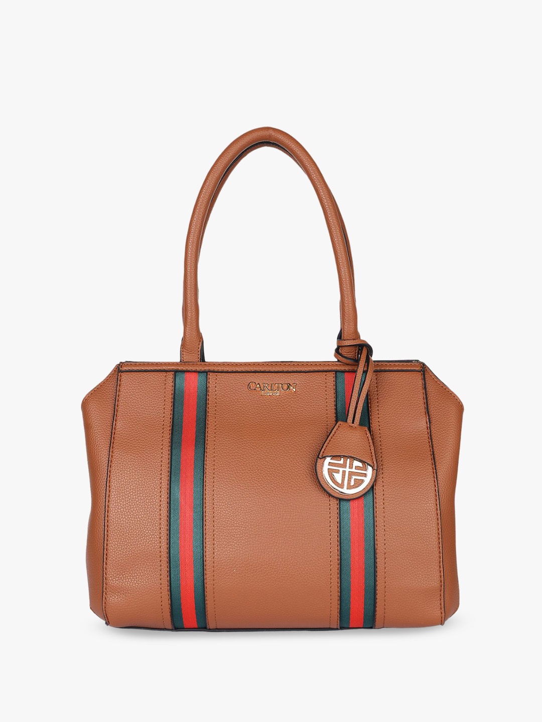 

Carlton London Swagger Handheld Bag, Tan