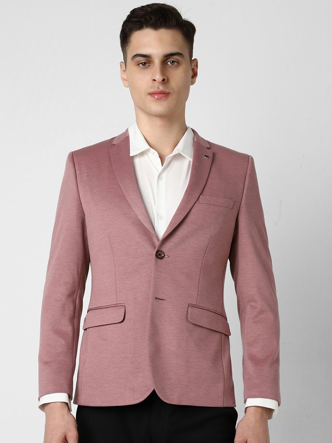 

Van Heusen Slim-Fit Long Sleeve Double Vent Single Breasted Blazers, Pink