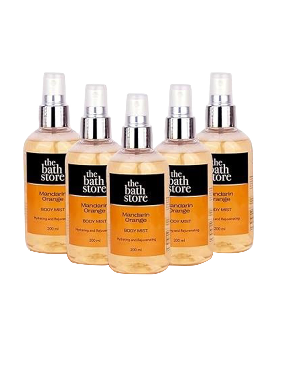 

The Bath Store Mandarin Orange Set Of 5 Hydrating & Rejuvenating Body Mist - 200 ml Each