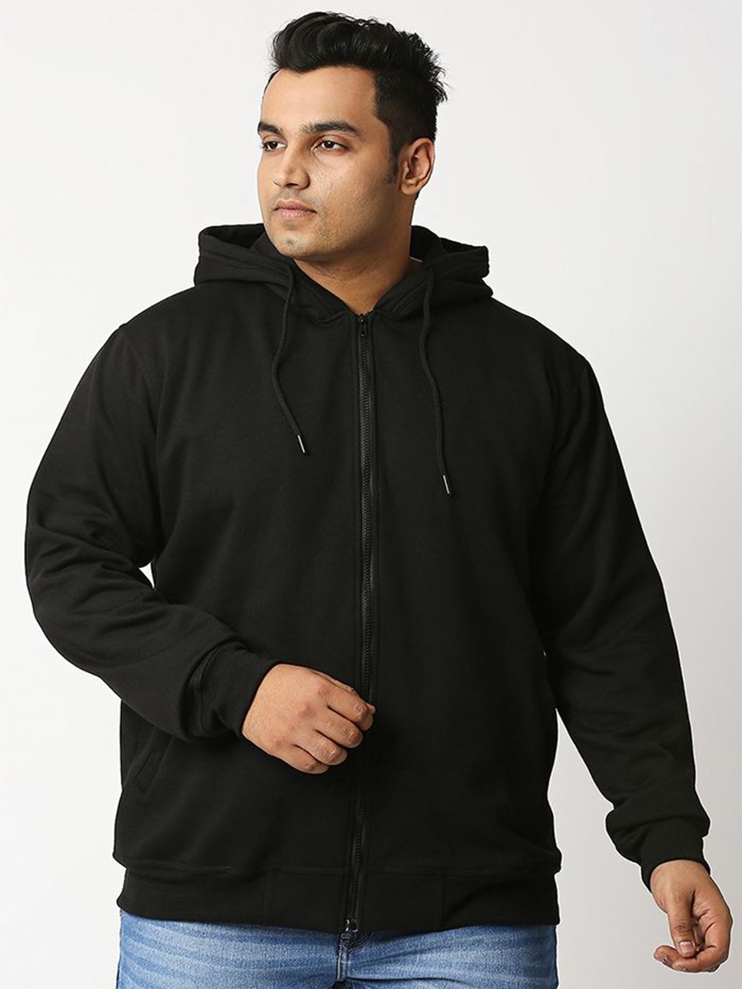 

Wear Your Opinion Men Hooded Sweatshirt, Black