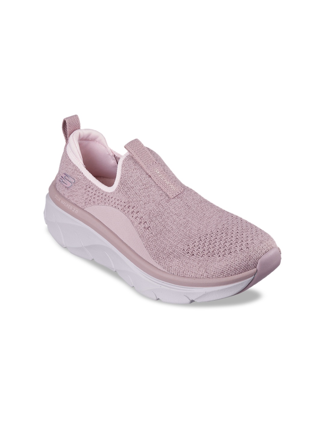 

Skechers D'lux Walker 2.0-Bold State Women Mid-Top Slip-On Sneakers, Mauve