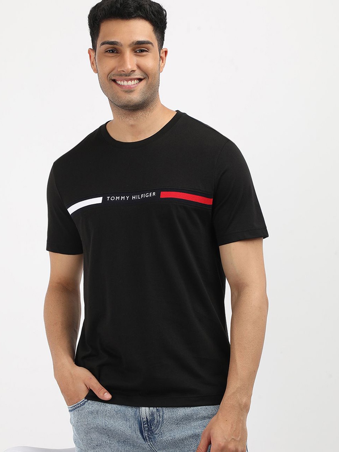 

Tommy Hilfiger Men Pockets T-shirt, Black