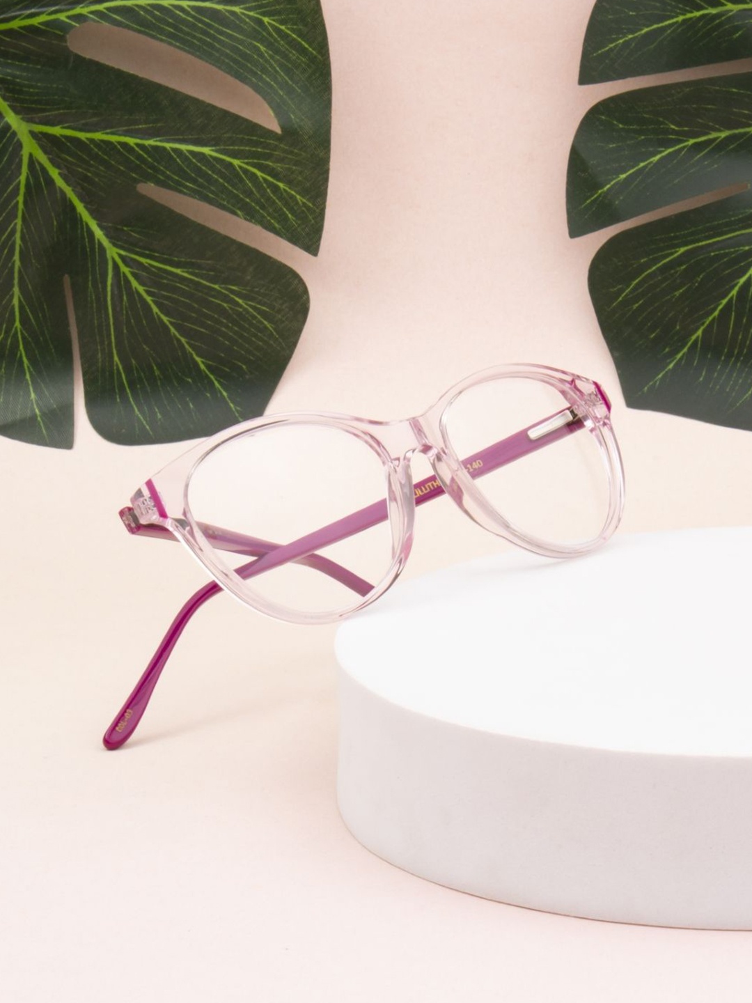

Ted Smith Women 100% Acetate Full Rim Cateye Frames, Pink
