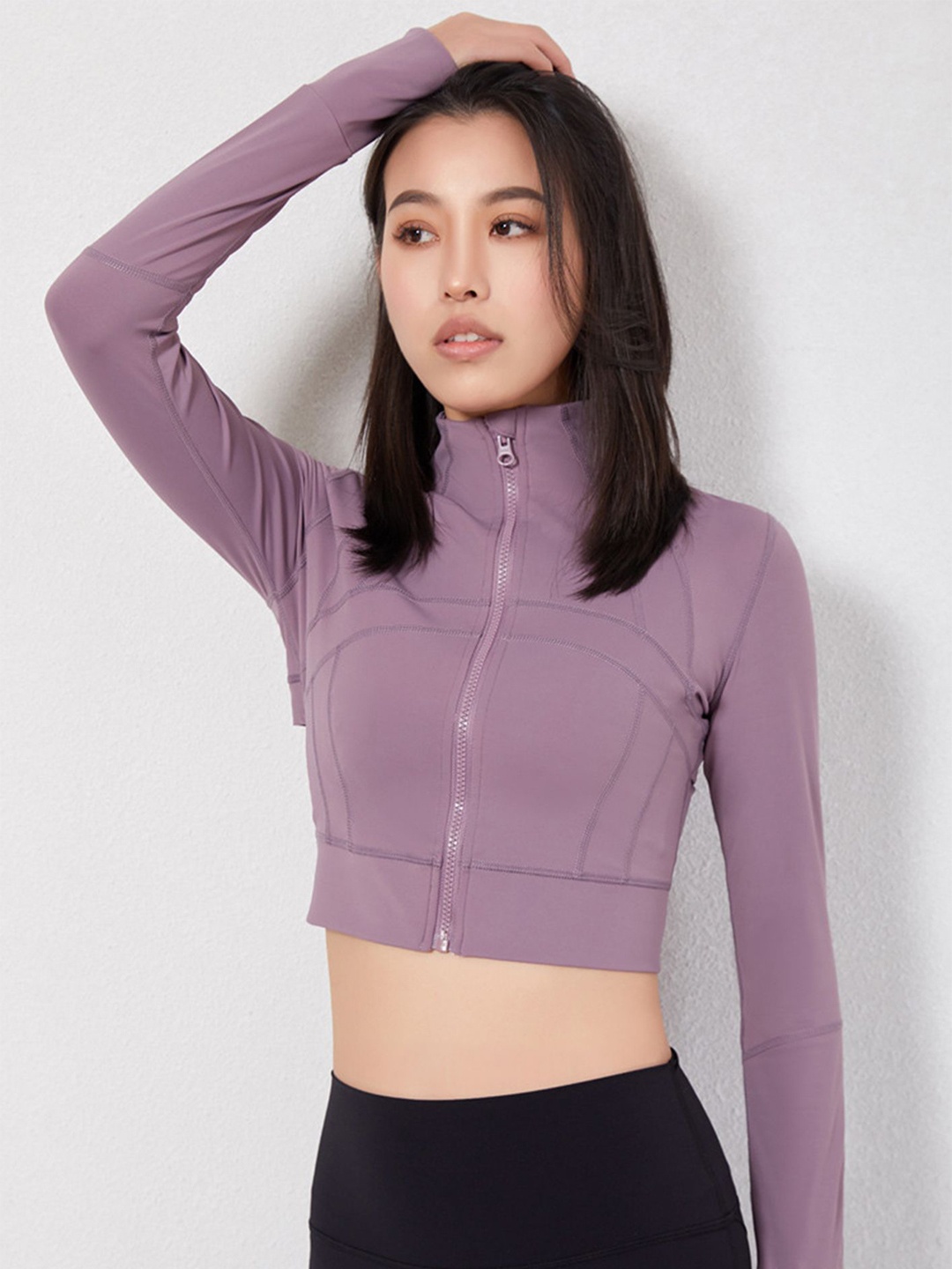 

LULU & SKY Crop Top, Purple