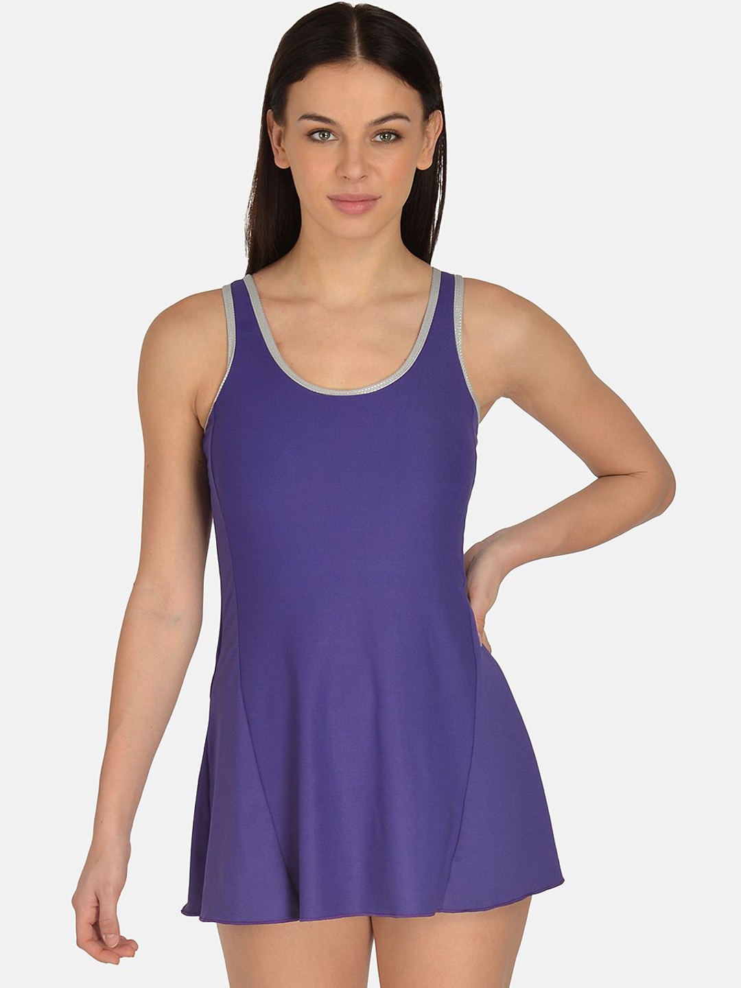 

mod & shy Swimdress With Boyleg, Purple