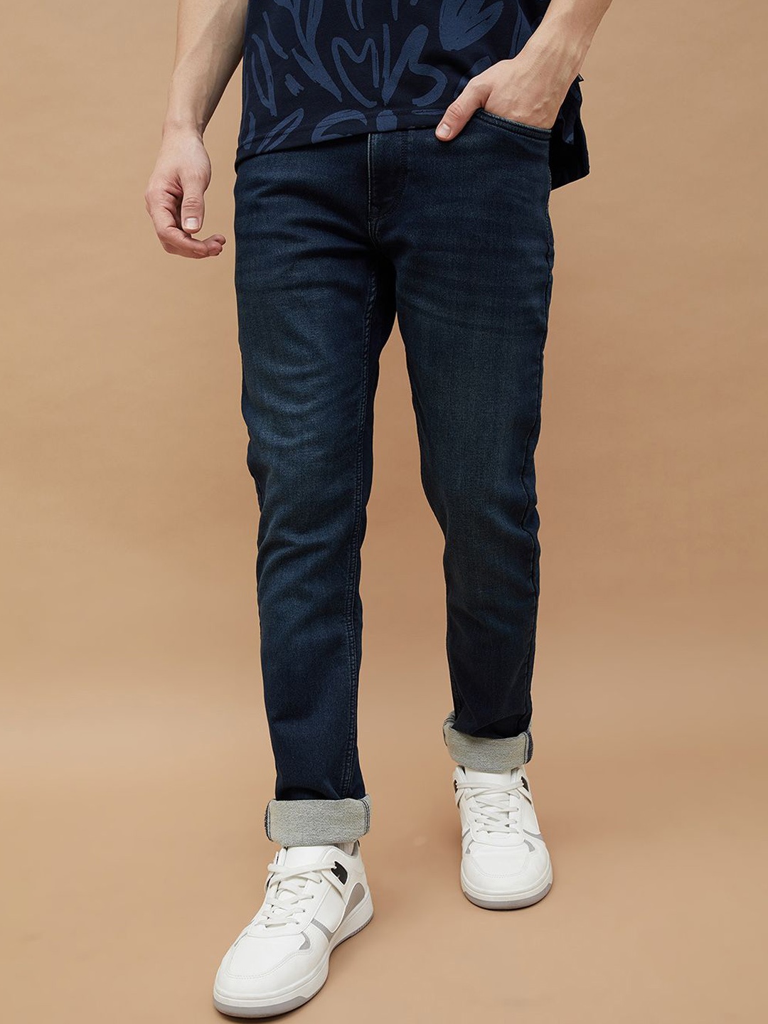 

Fame Forever by Lifestyle Men Skinny Fit Light Fade Jeans, Blue