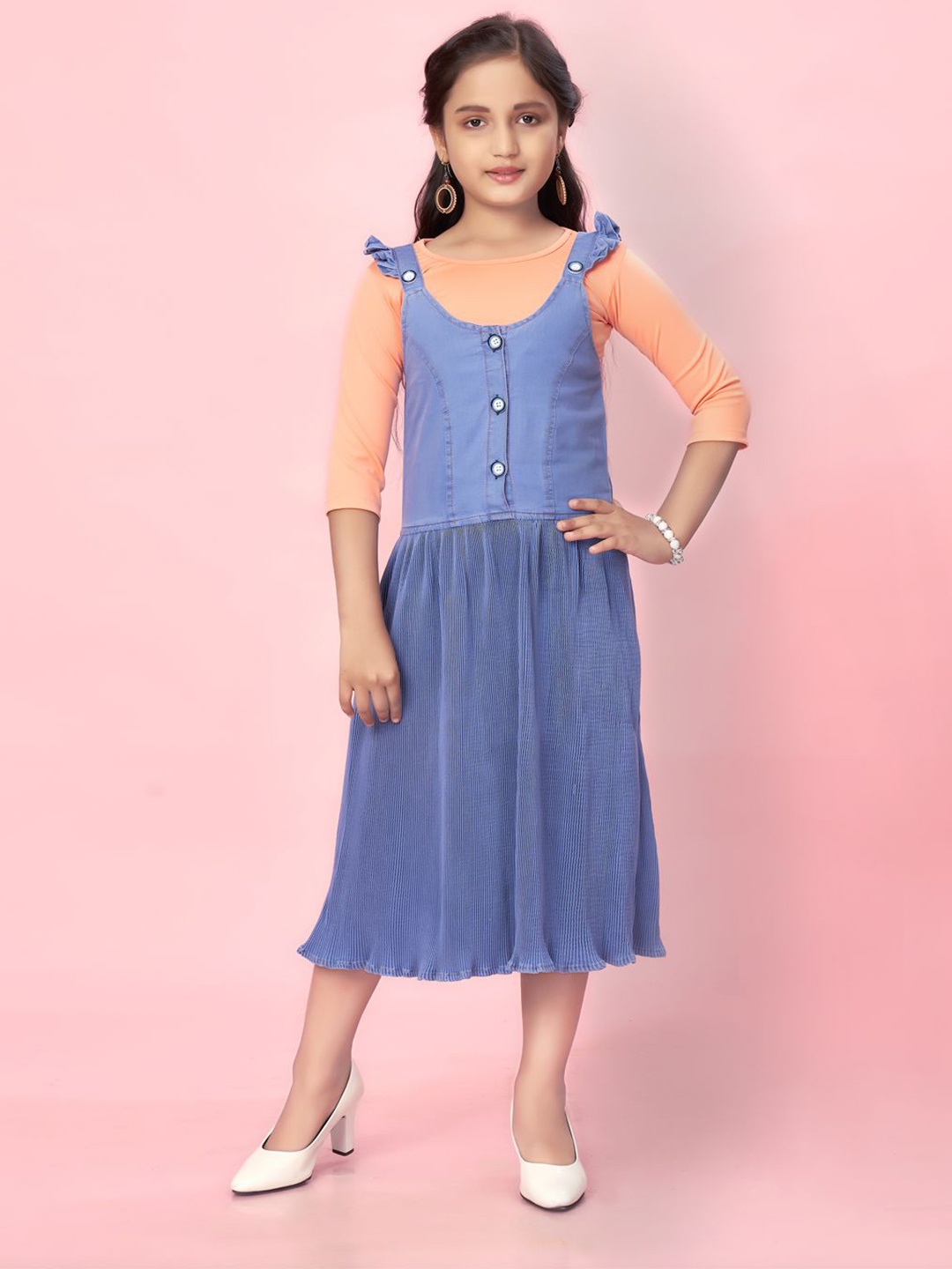 

BAESD Pinafore Dress, Peach