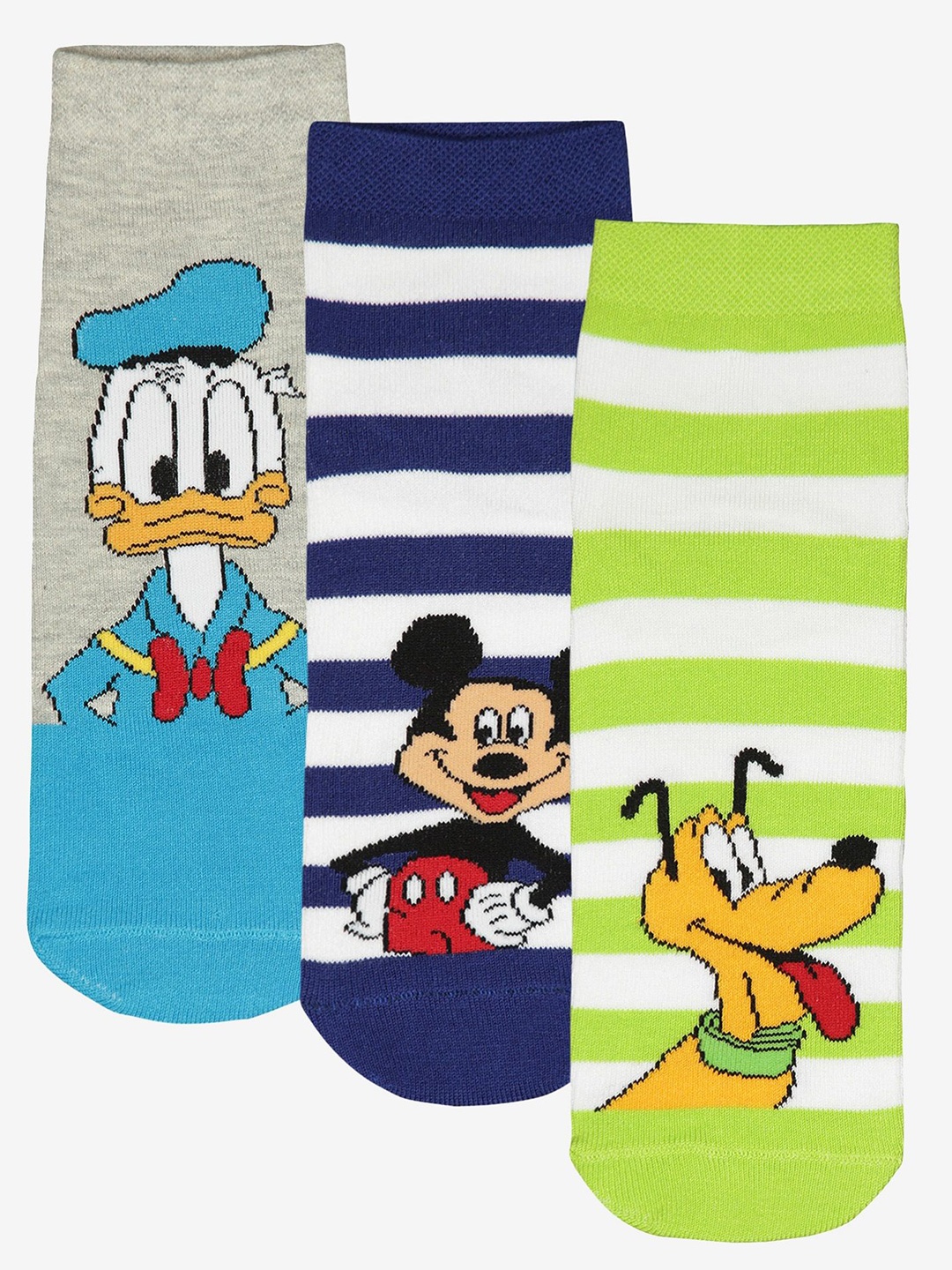 

Bodycare Boys Pack Of 3 Assorted Cotton Ankle-Length Socks