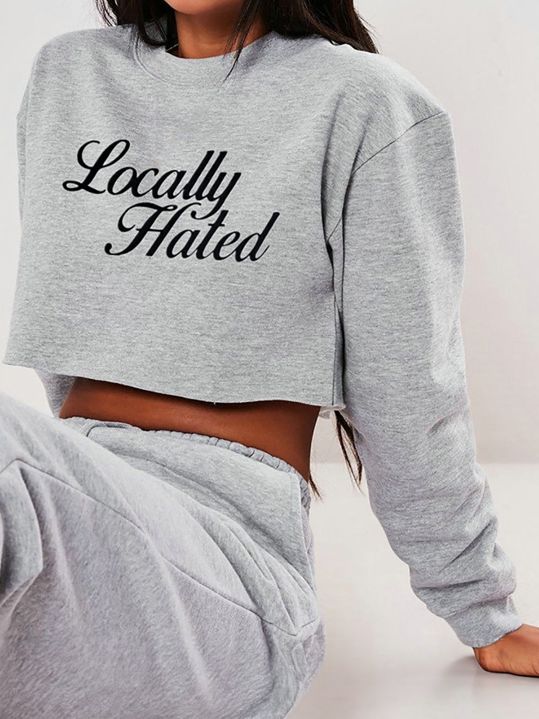 

StyleCast x Revolte Women Printed Sweatshirt, Grey