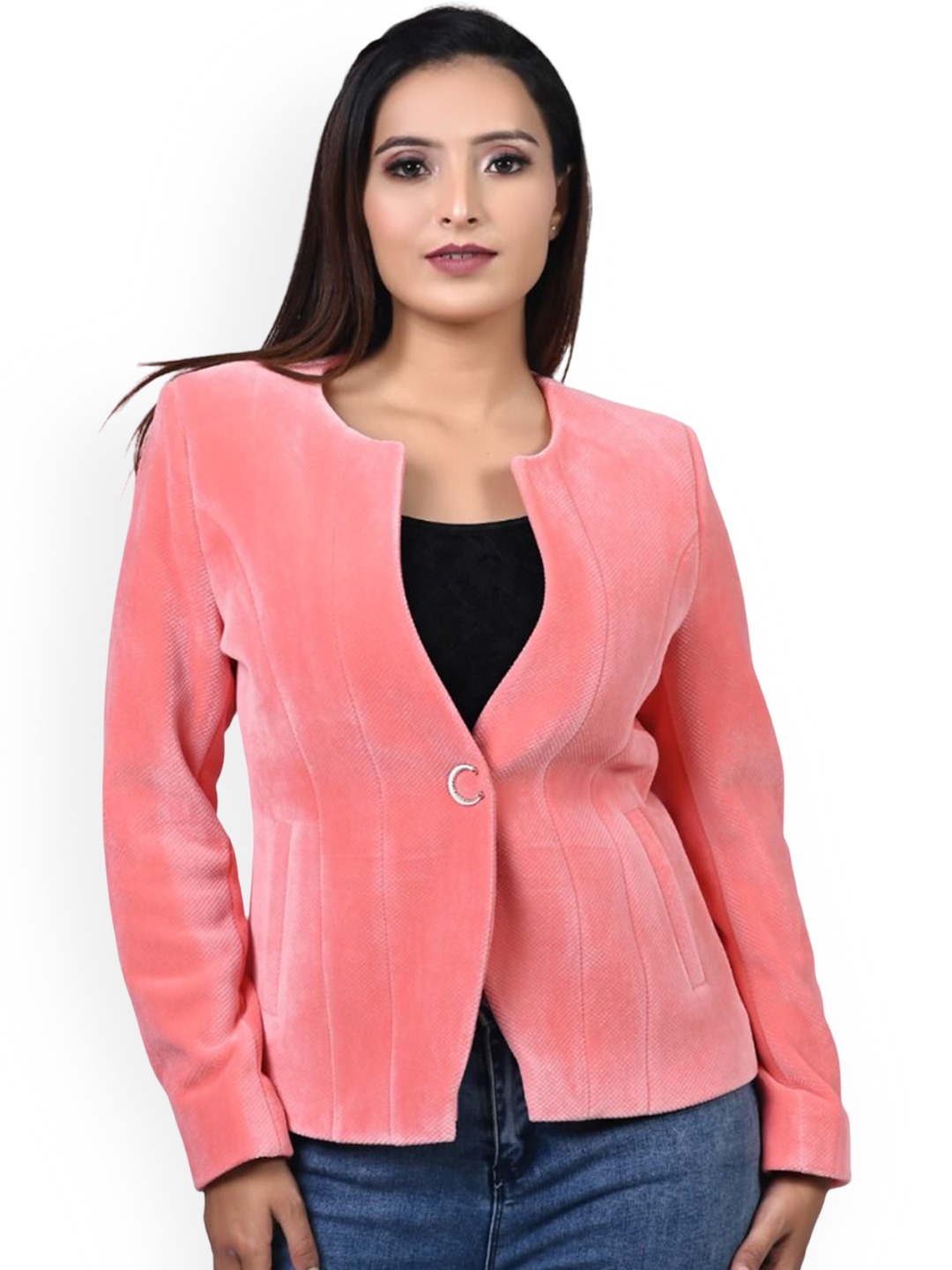 

TWENTY ME Single-Breasted Overcoats, Pink
