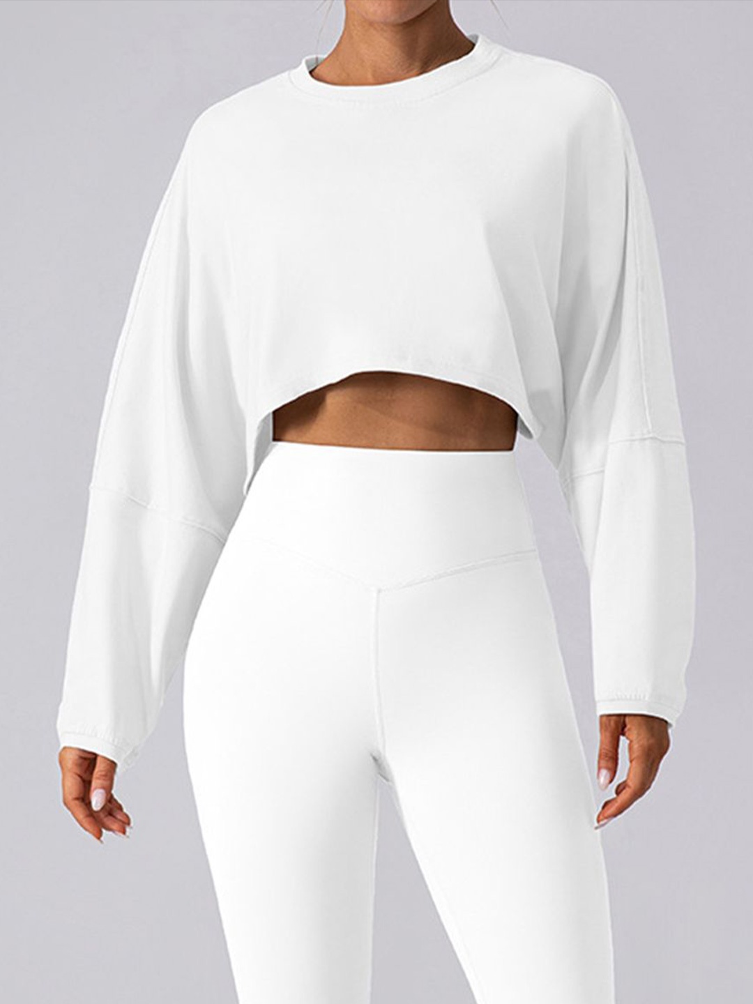 

LULU & SKY Cotton Longline Top, White
