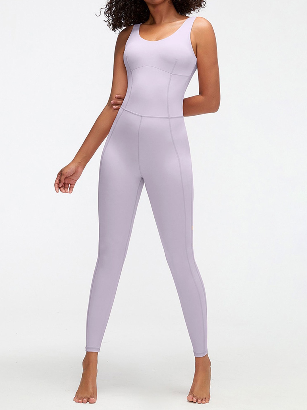 

LULU & SKY Basic Jumpsuit, Purple