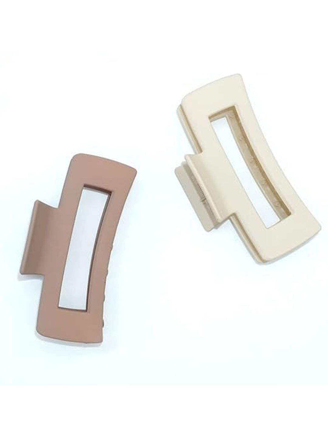 

Softwrap Women Set of 2 Claw Clip, White