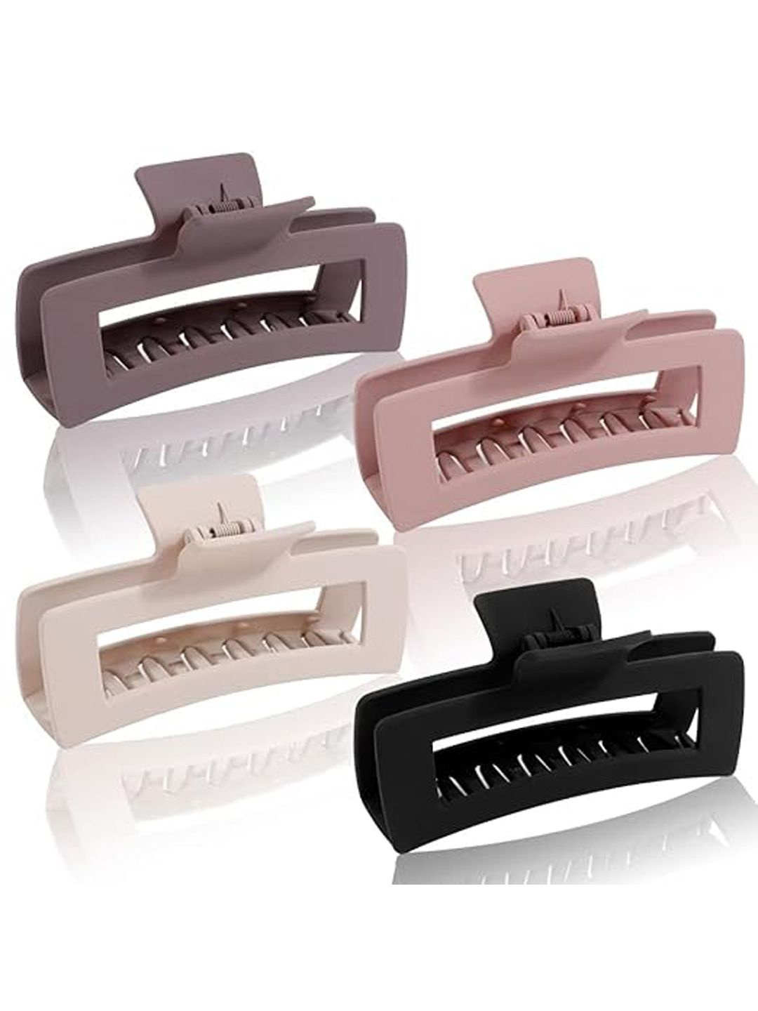 

Xivir Women Set of 4 Claw Clip, Black