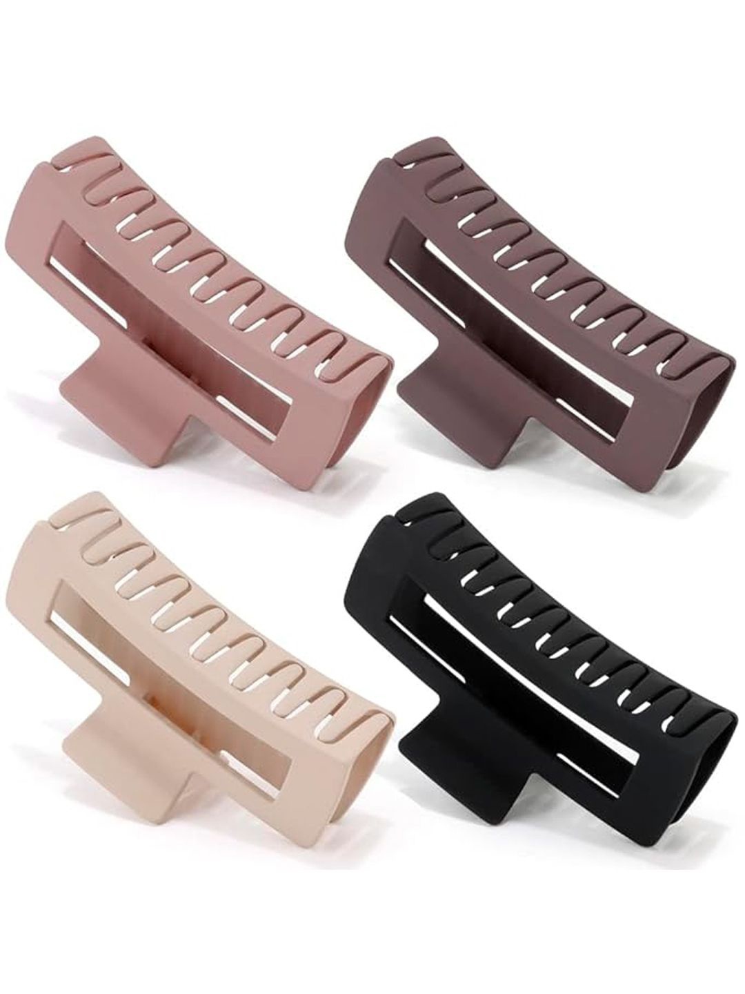 

Xivir Women Set of 4 Claw Clip, Black