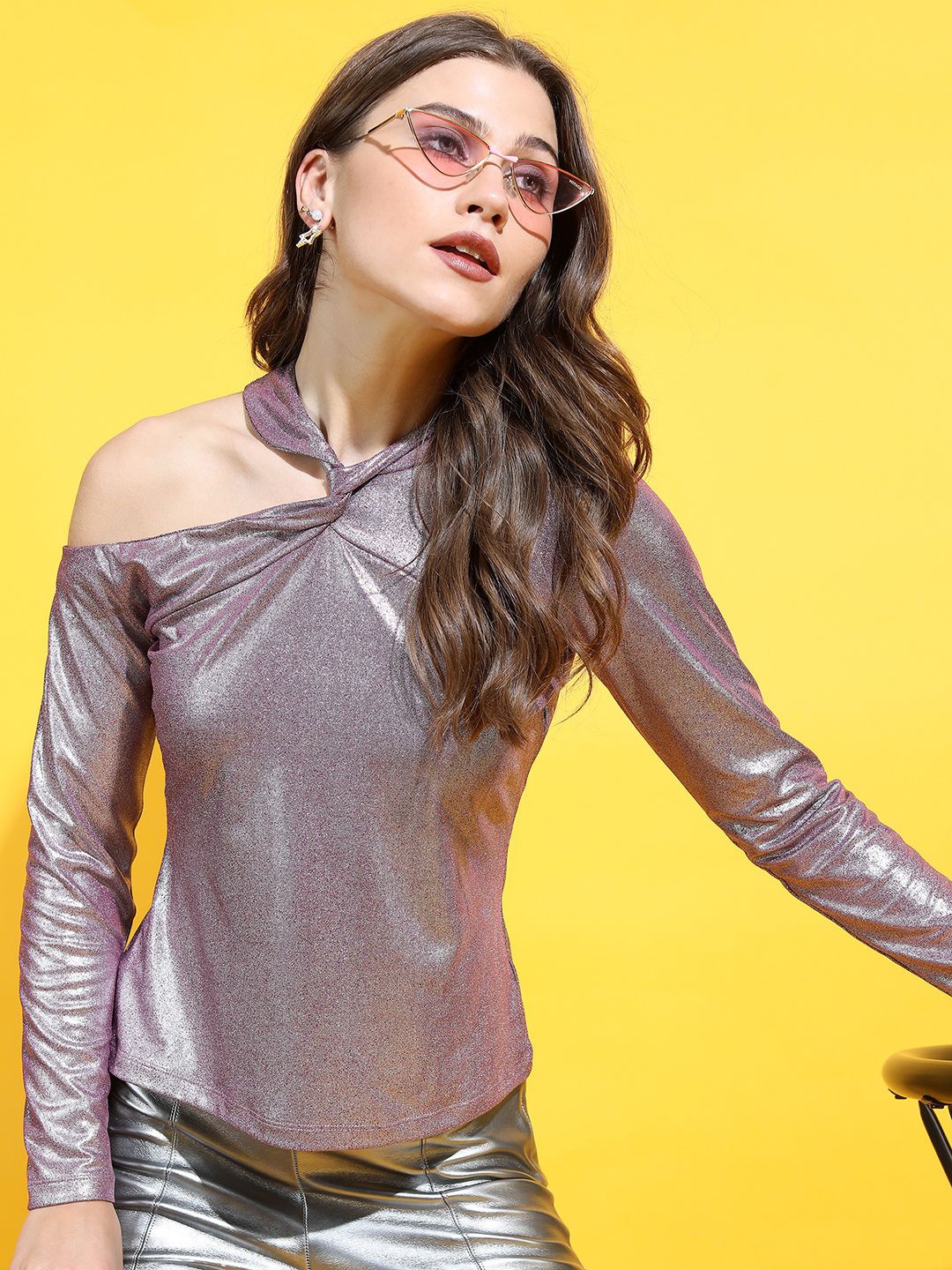 

Tokyo Talkies Top, Magenta