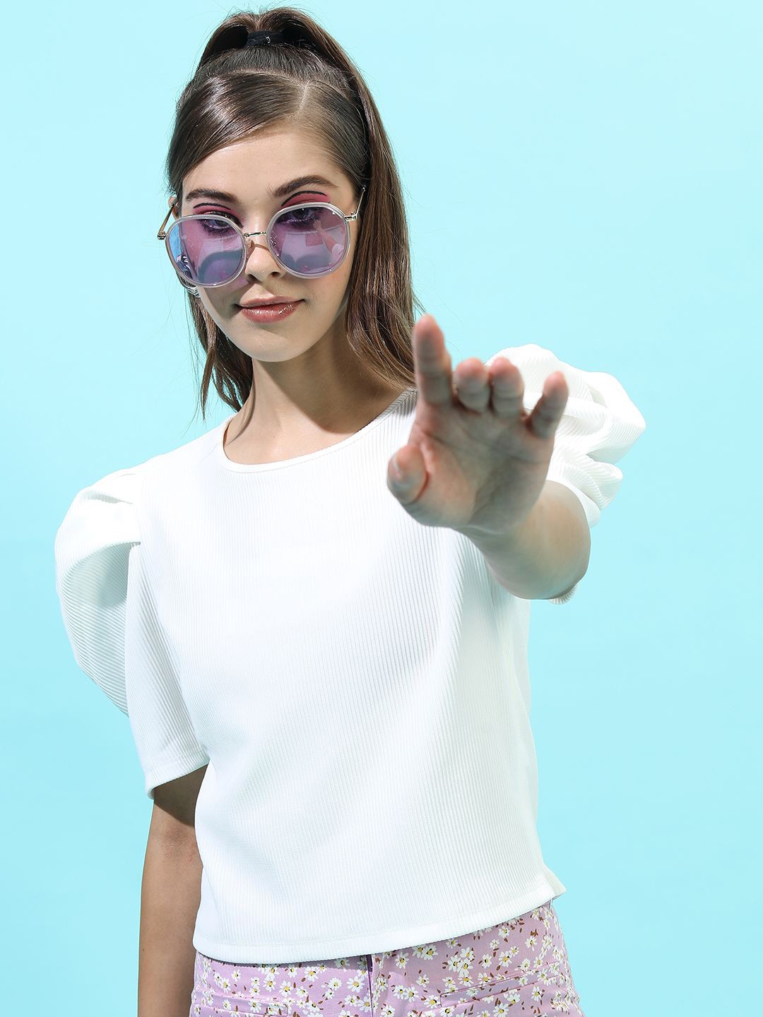 

Tokyo Talkies Top, White