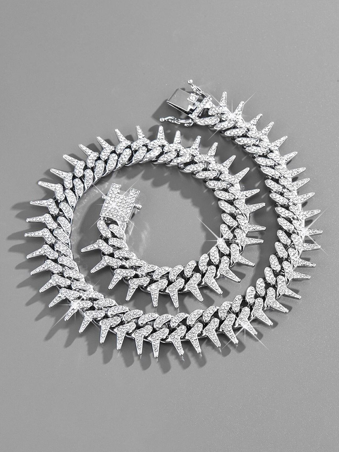 

KRENOZ Men Chain, Silver