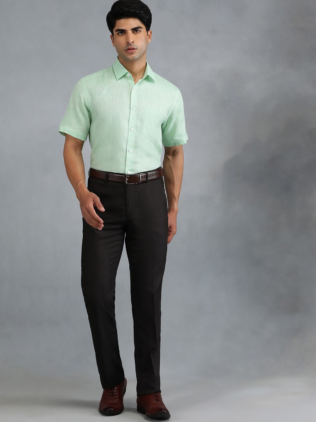 

JADE BLUE Men Opaque Casual Shirt, Green