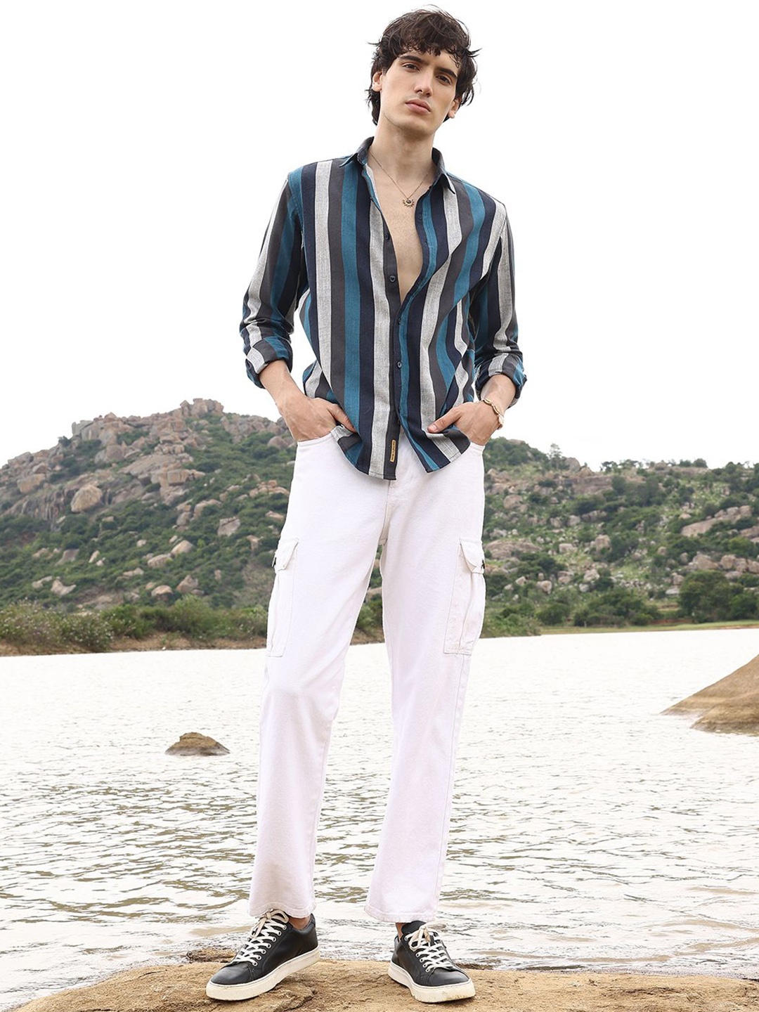 

Campus Sutra Men Comfort Opaque Printed Casual Shirt, Multi