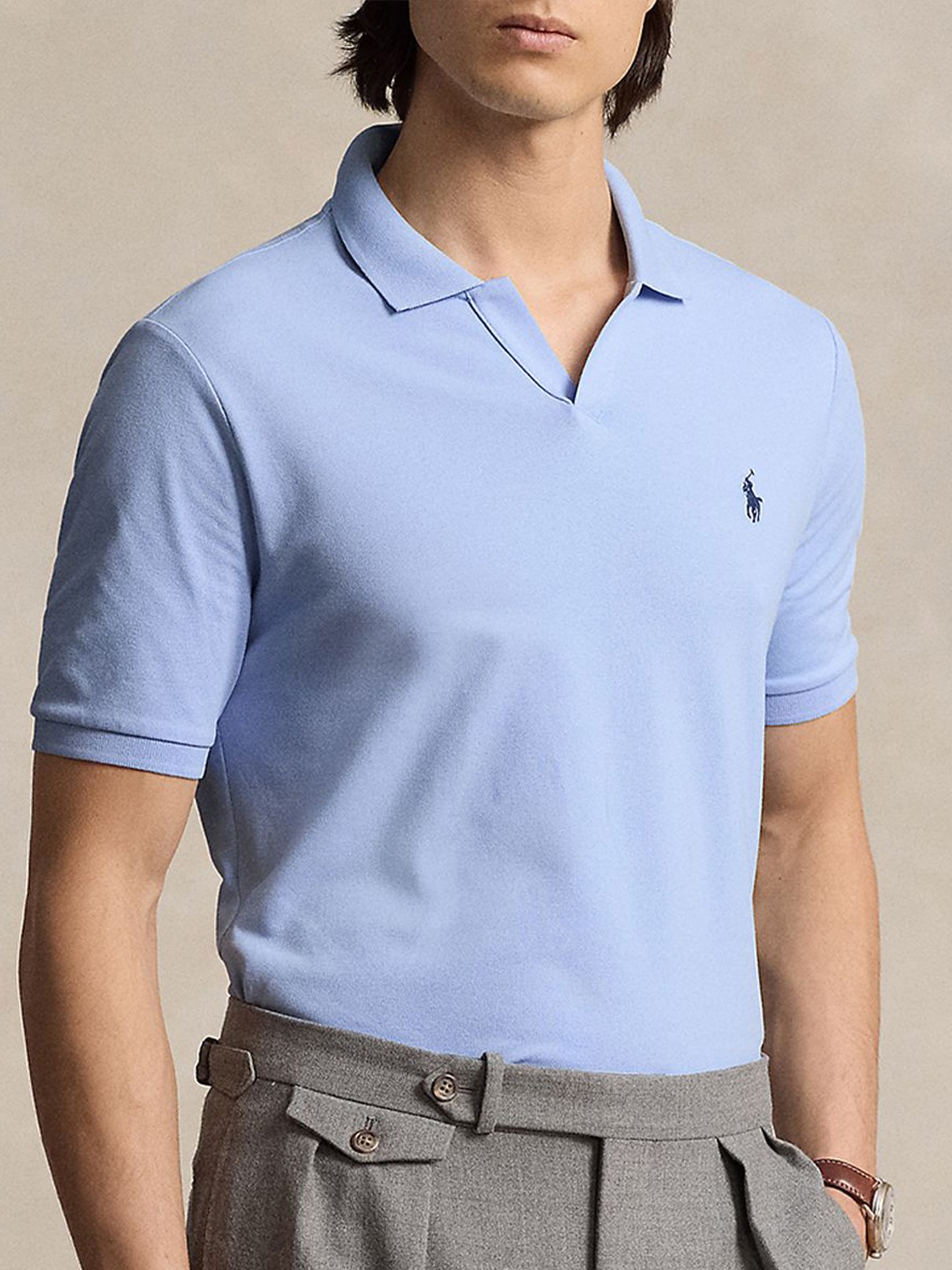 

Polo Ralph Lauren Men Classic Fit Mesh Polo T-Shirt, Blue