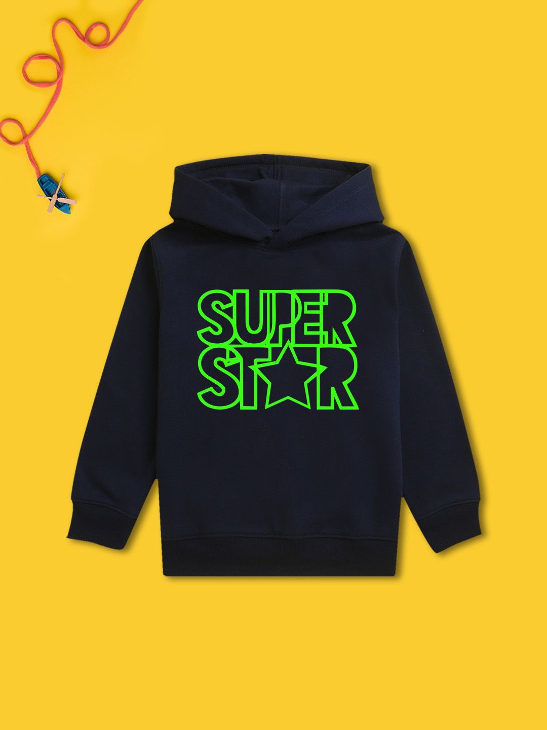 

NUSYL Boys Hooded Sweatshirt, Blue