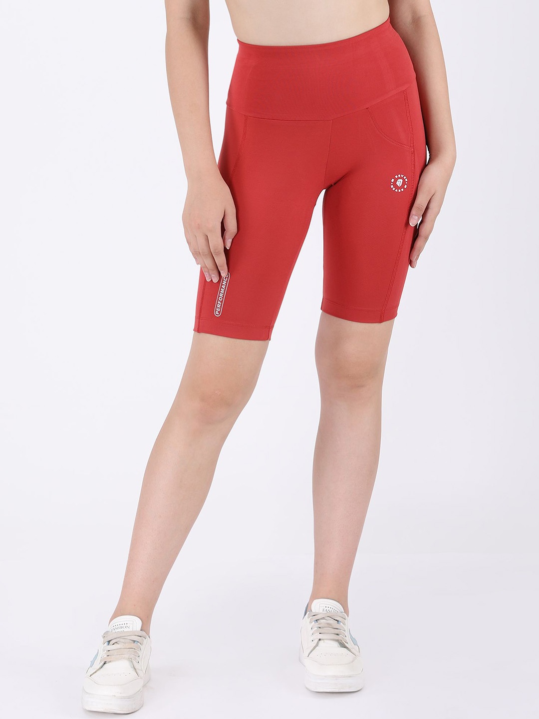 

M7 EMPIRE Women Cycling Sports Shorts, Red