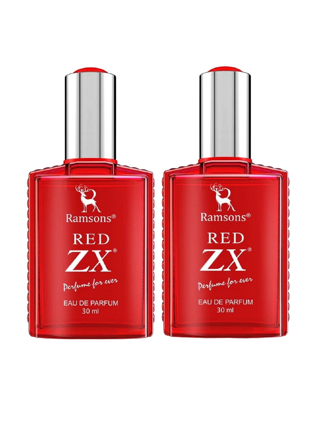 

Ramsons Pack Of 2 Red ZX Eau De Parfum 30 ml Each, White