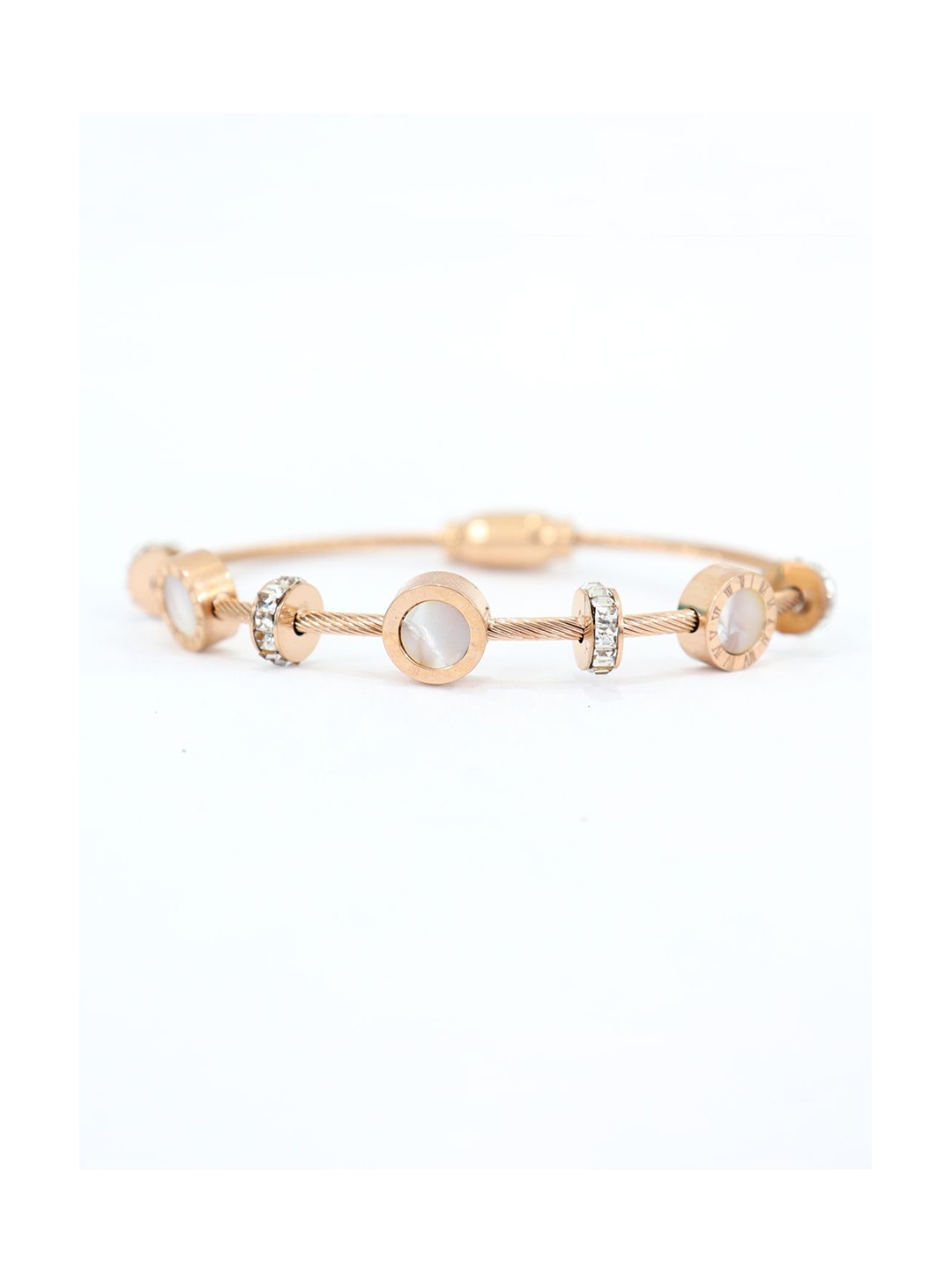 

FIMBUL Women Rose Gold-Plated Bangle-Style Bracelet