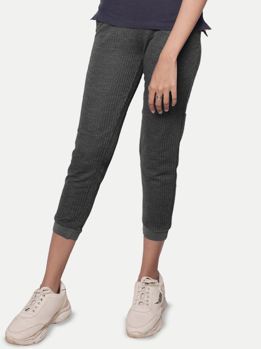 

BAESD Solid Girls Original Trousers, Grey