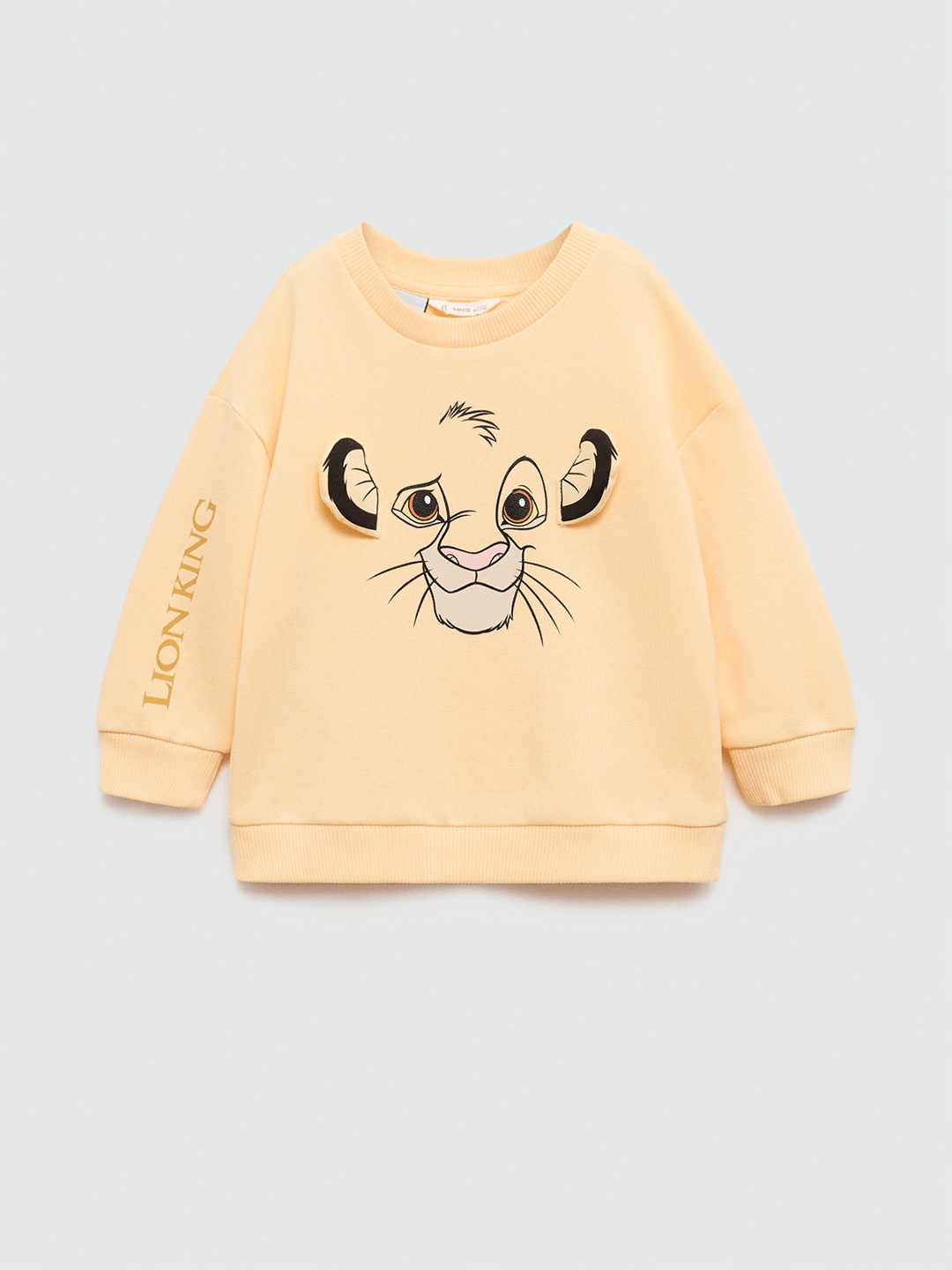 

Mango Kids Boys Cotton Lion King Printed Sweatshirt, Yellow