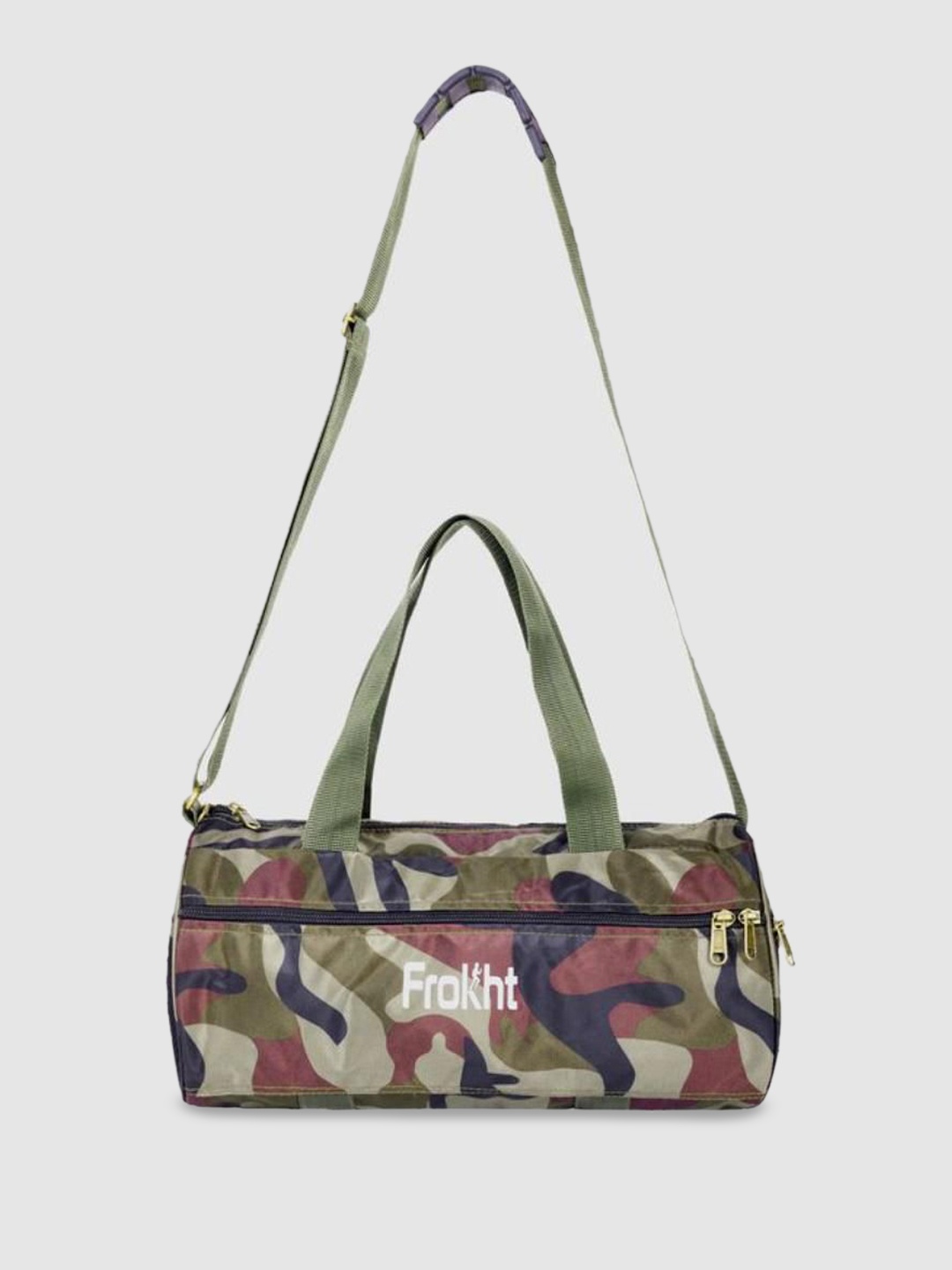 

Frokht Printed Medium Sports or Gym Duffel Bag, Blue