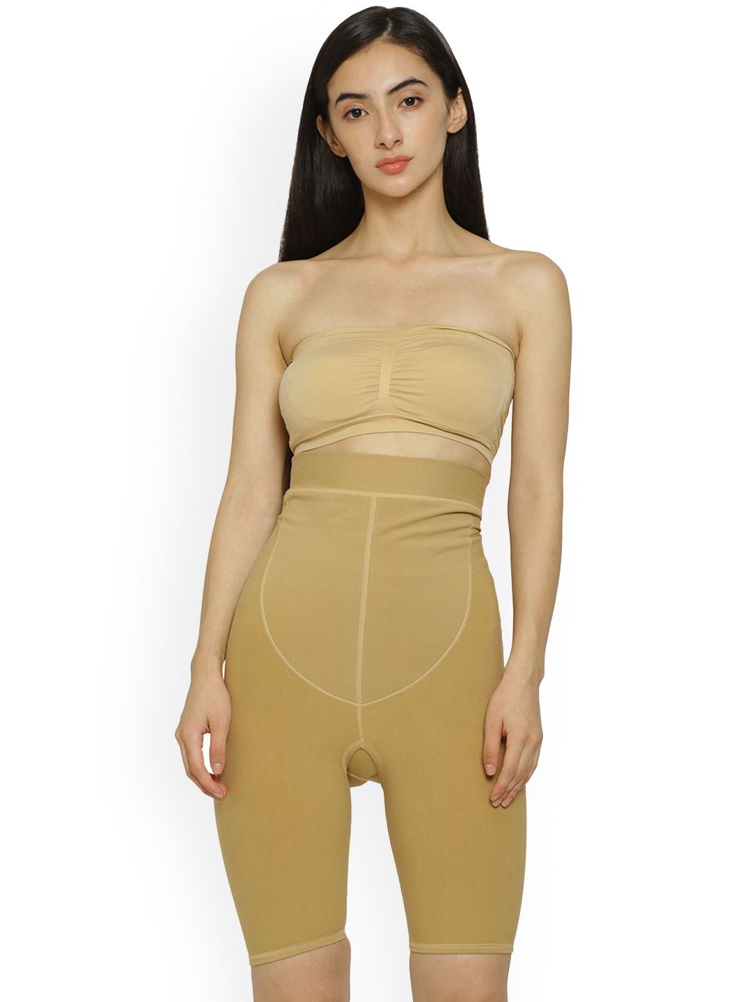 

SELETA High-Rise Tummy And Thigh Shapewear, Beige
