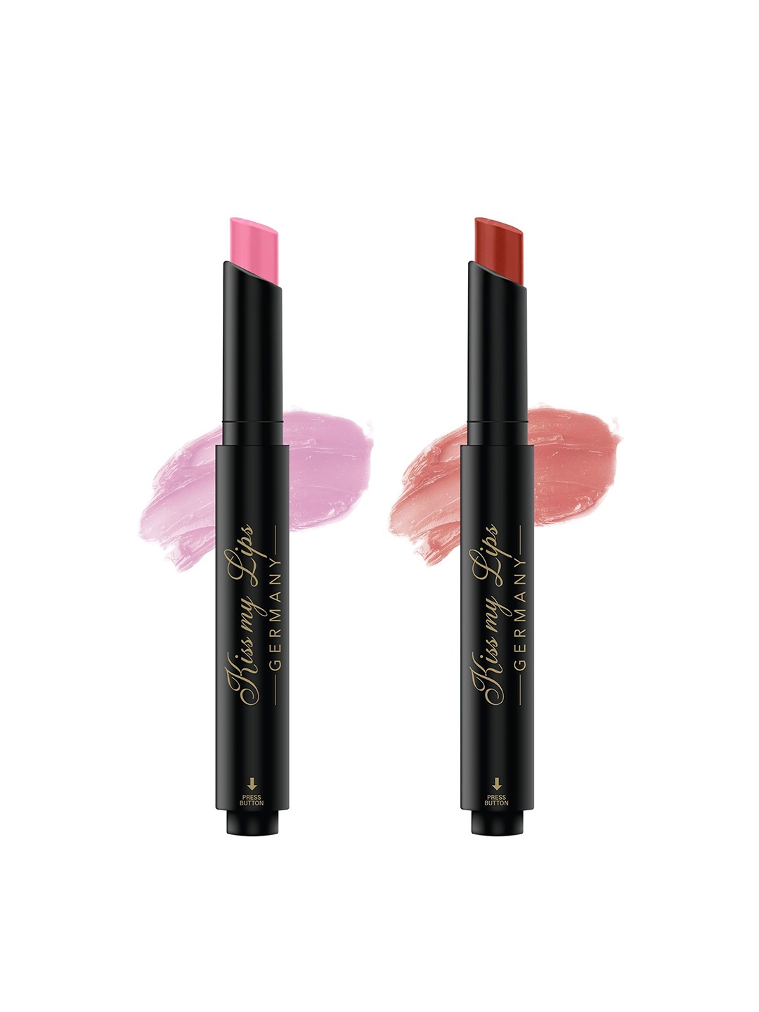 

Seven Seas Kiss My Lips Set Of 2 PH Sheer Lip Balm-3g Each-Pink-01-Red-03