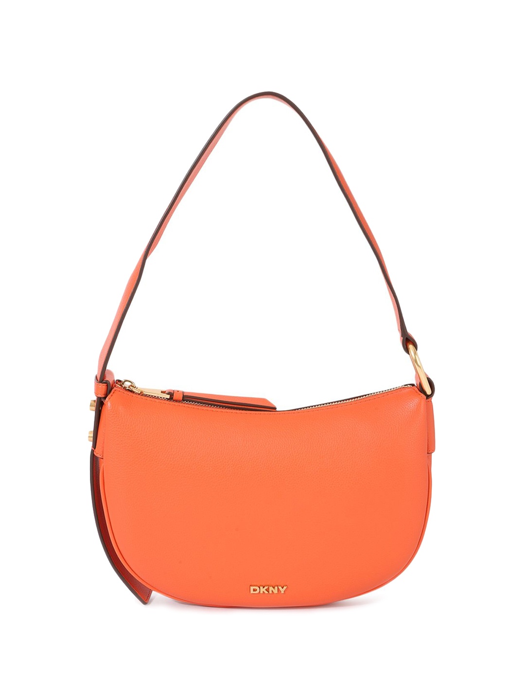 

DKNY PU Half Moon Sling Bag, Rust