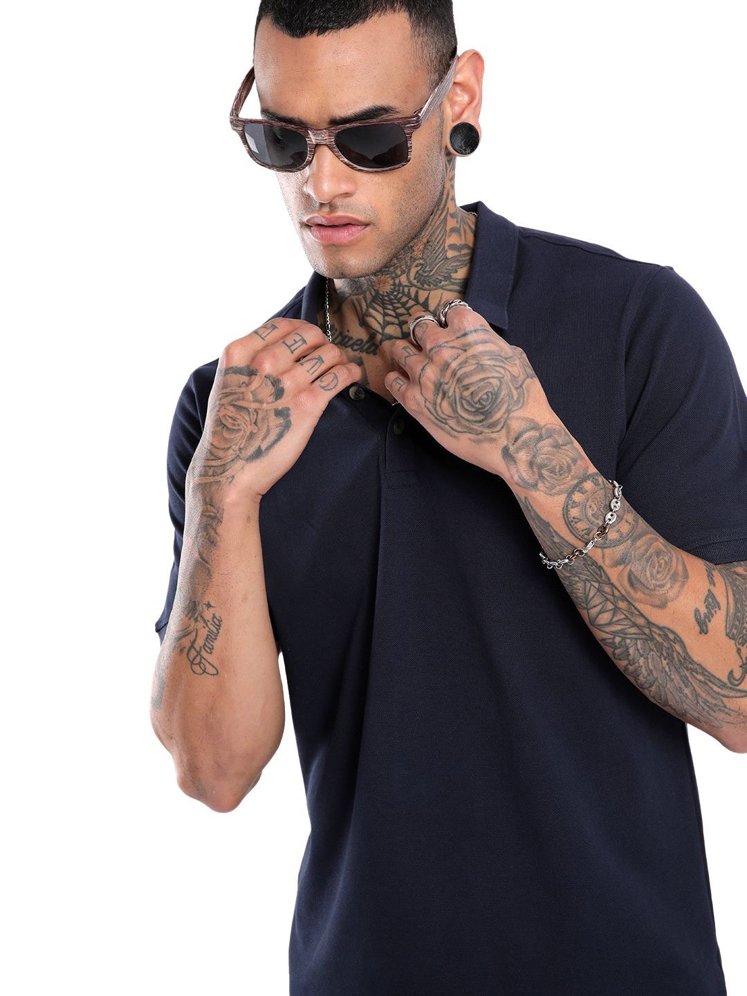 

WROGN Men Custom Opaque Casual Shirt, Black