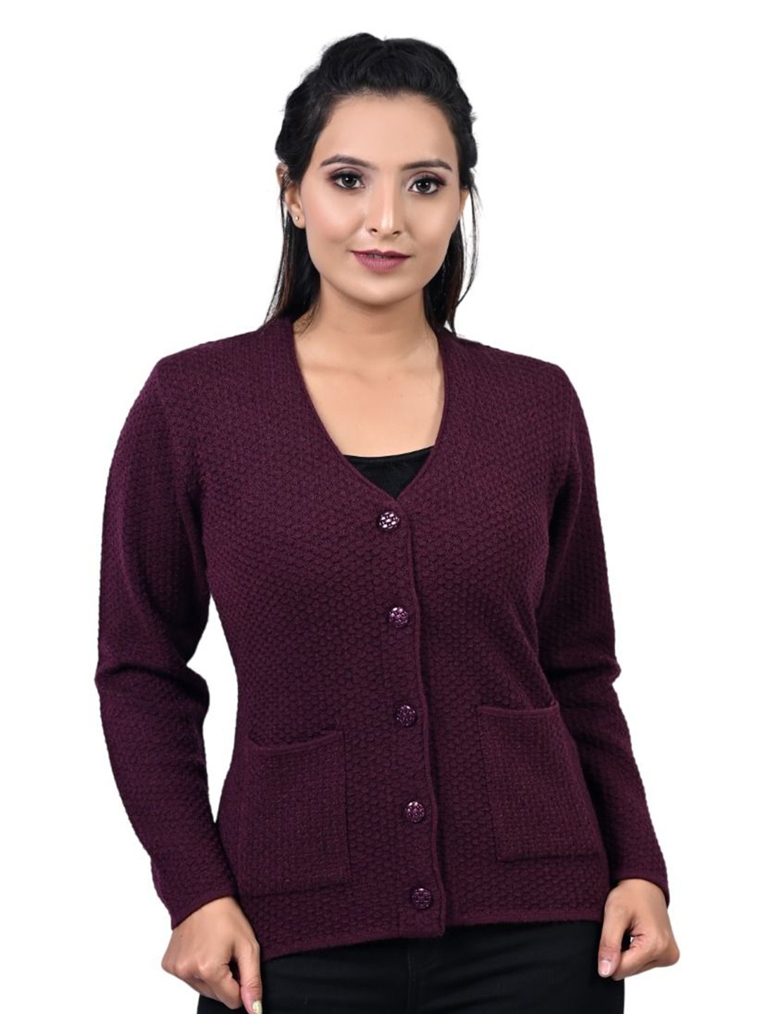 

TWENTY ME Women Cardigan, Purple