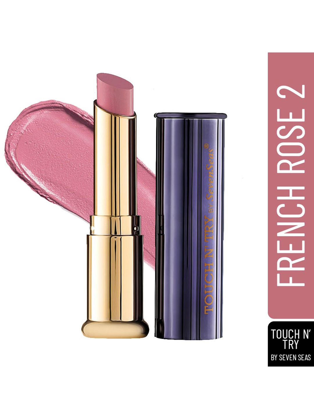 

Seven Seas Touch N Try Lip Matte Lipstick - French Rose-II, Pink