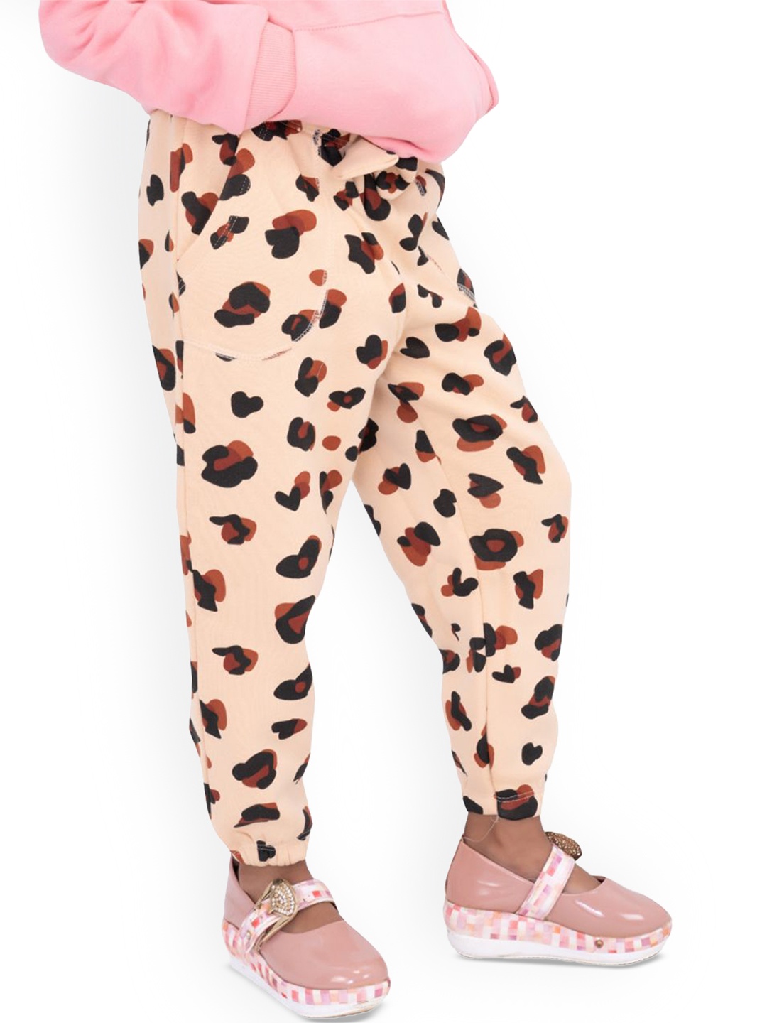 

BAESD Girls Printed Original Chinos Trousers, Beige