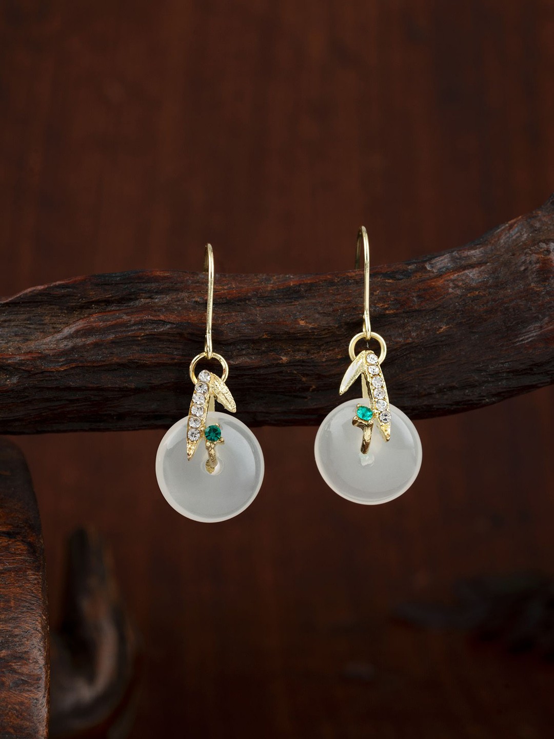 

E2O Contemporary Studs Earrings, Gold