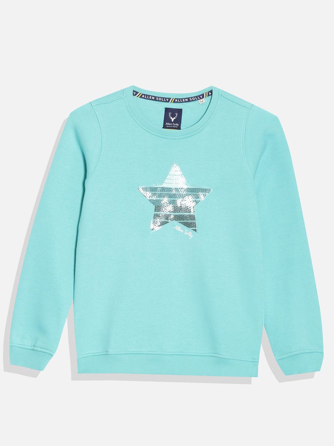 

Allen Solly Junior Girls Printed Sweatshirt, Blue