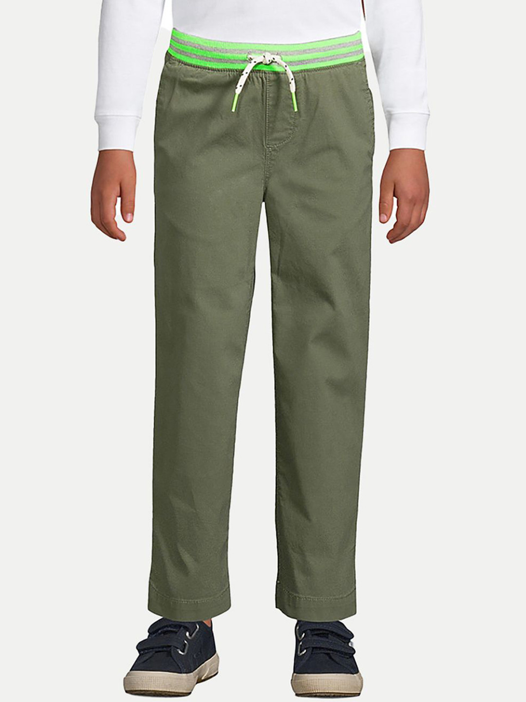 

BAESD Solid Boys Original Trousers, Green