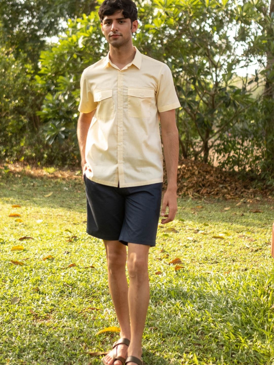 

Creatures of Habit Men Chino Shorts, Charcoal