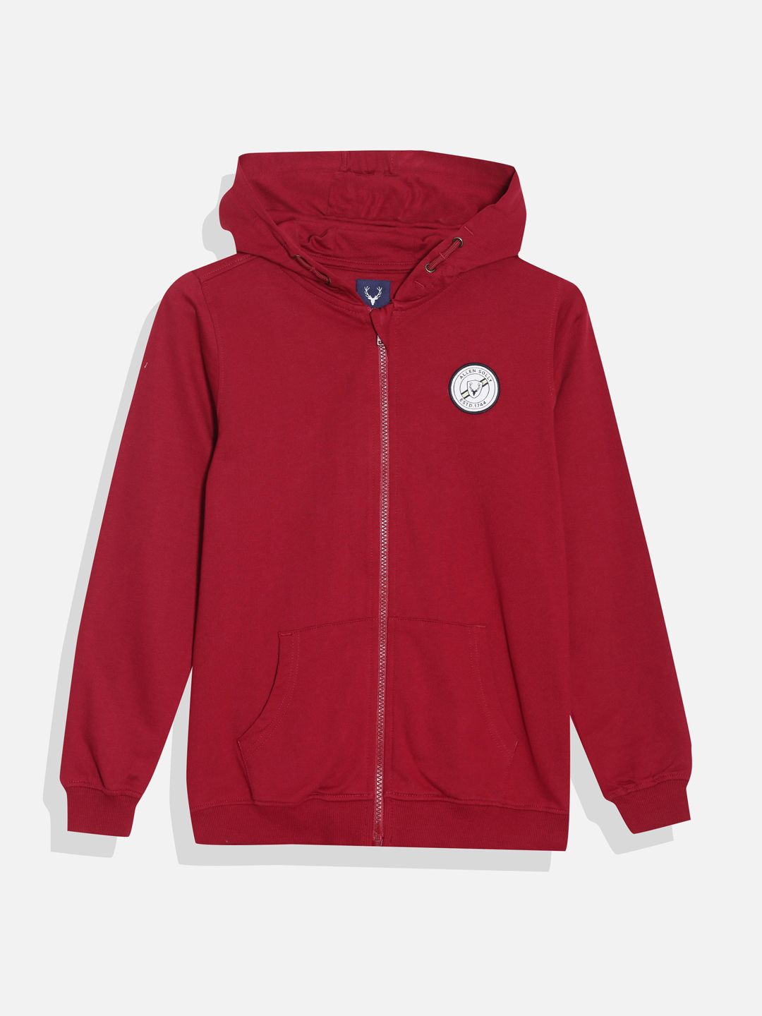 

Allen Solly Junior Boys Hooded Sweatshirt, Red