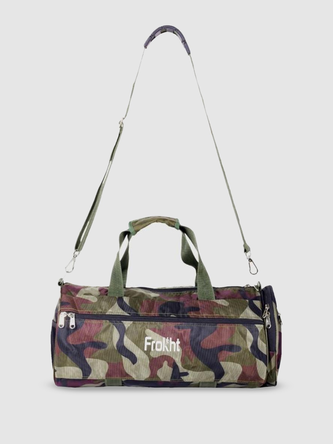 

Frokht Printed Large Sports or Gym Duffel Bag, Green