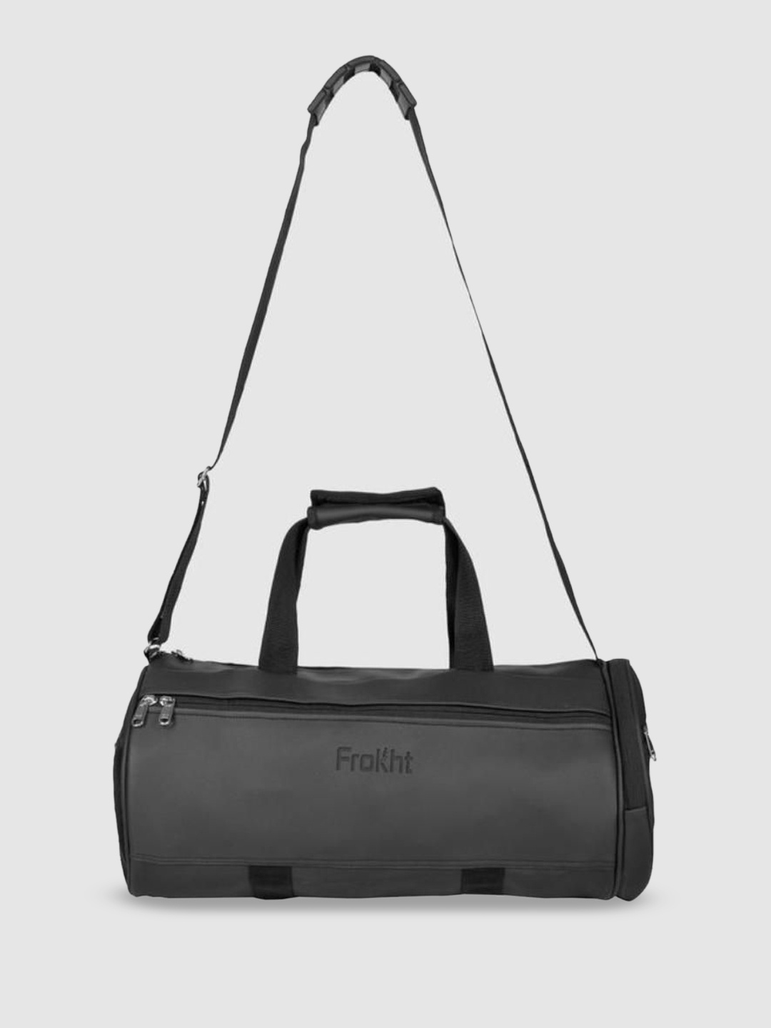 

Frokht Printed Large Sports or Gym Duffel Bag, Grey