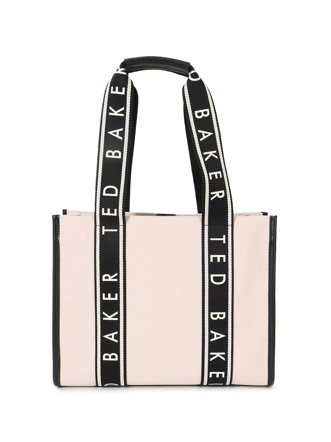 

Ted Baker Embellished PU Structured Handheld Bag with Applique, White